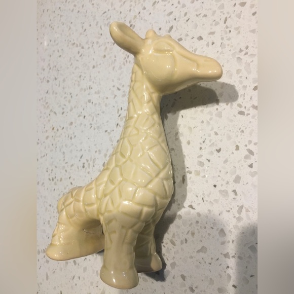 Dept 56 TAIWAN Ceramic Giraffe Planter Pot Vase Rare figurine 70s 80s tag on - Picture 4 of 6